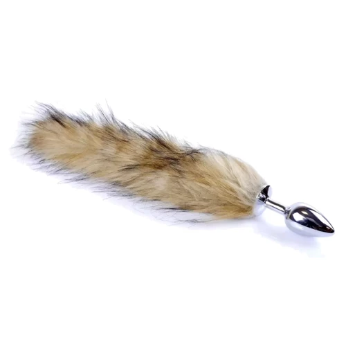 Анальная пробка S с хвостом BOSS of TOYS Boss Series - Fox TAIL Brown XL, BS6400098