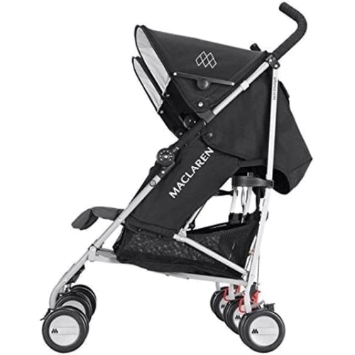 Прогулочная коляска для двойни Maclaren Twin Triumph, черный с серым (WM1Y120032): Возможность установки люльки нет