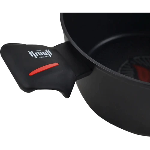 Каструля Krauff Smart Fry зі скляною кришкою 24 см 4.3 л (25-45-160): Обсяг, л 4.3