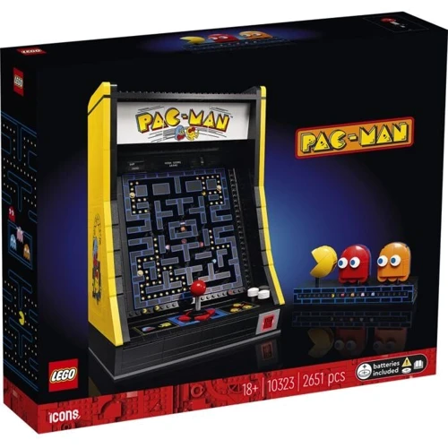 Блочный конструктор LEGO Icons Аркада PAC-MAN (10323): Рекомендуемый возраст от 18 лет