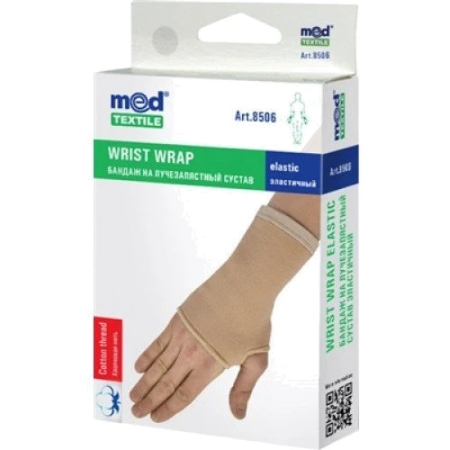 Бандаж лучезапястный MedTextile эластичный размер XL (7640162324496): Тип Лучезапястные