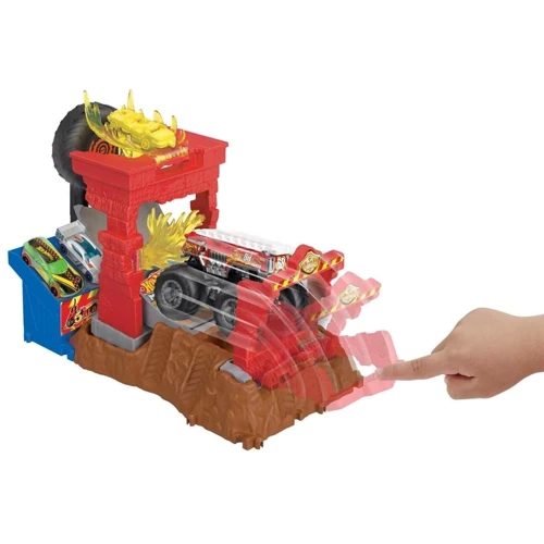 Ігровий набір Hot Wheels Перше змагання серії Тренувальна арена (HNB87): Масштаб машинок 1:64