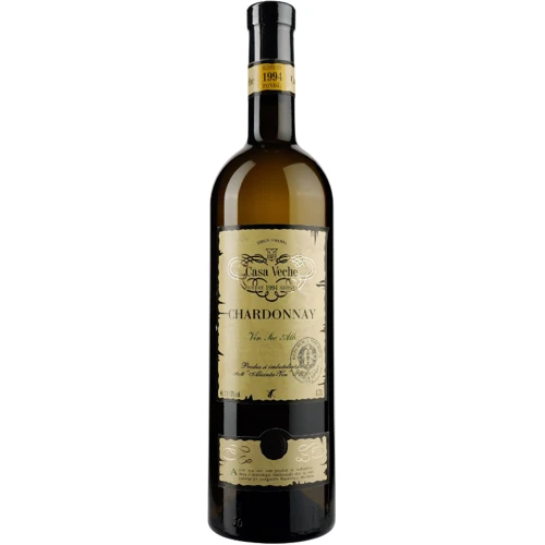 Вино Alianta vin Casa Veche Chardonnay белое сухое 10-12% 0.75 л (WNF4840042001780)