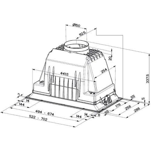 Вытяжка Faber EV8 X 52 Inox: Управление Тактовое