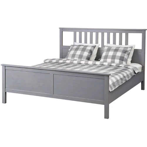 Каркас кровати ІКЕА HEMNES 140х200 см серый (792.471.93)
