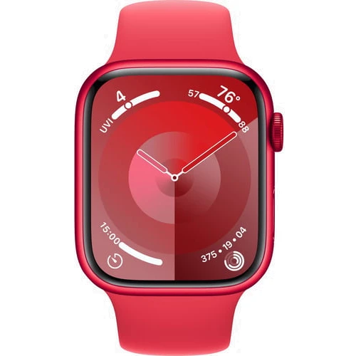 Apple Watch Series 9 45mm GPS (PRODUCT) RED Aluminum Case with (PRODUCT) RED Sport Band - M/L (MRXK3)Approved Витринный образец: Причина уценки Активированы, витринный образец, хорошее состояние, комплектация полная: коробка, зарядка, часы