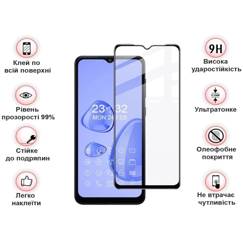 Аксессуар для смартфона BeCover Tempered Glass Black for Samsung Galaxy A04 / A04s / A04e(708137)