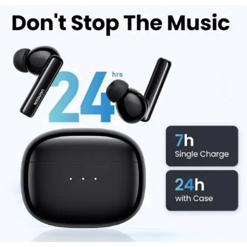 Наушники Ugreen WS106 HiTune T3 Earbuds Black (90401): Тип крепления без креплений