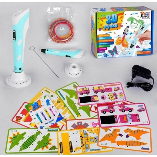 Ручка 3D Fun Game голубой (60484): Производитель 4FUN Game Club