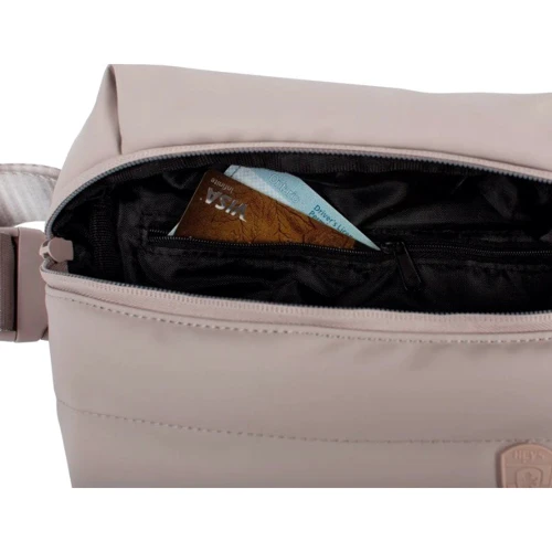 Женская сумка поясная Heys Puffer Waist Bag Atmosphere бежевая (30125-0143-00): Тип ручки Поясной ремень, Без ручки