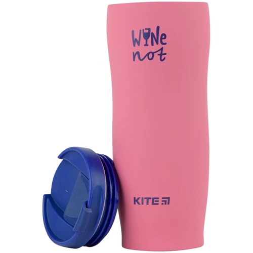 Термокухоль Kite Wine not 410 мл (k21-304-01): Матеріал корпусу Сталь
