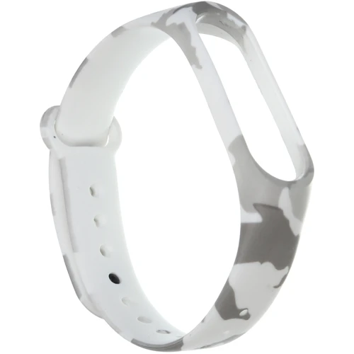 Ремешок TPU Case Prints Khaki White for Xiaomi Mi Smart Band 3/4