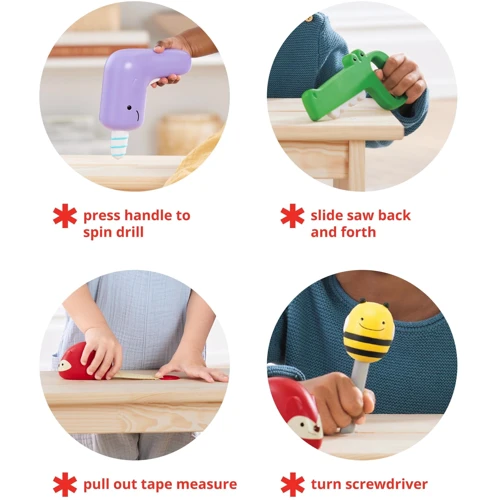 Игрушечный набор инструментов Skip Hop Zoo Crew 4 предмета (9O292710)