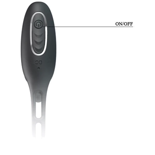 Эрекционное кольцо с анальным вибро стимулятором Pretty Love - VIBRATION PENIS SLEEVE III, BI-210200