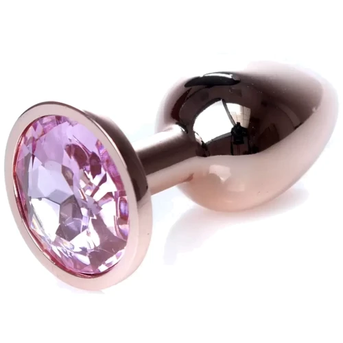 Анальная пробка с кристаллом BOSS of TOYS Boss Series - Jewellery Red Gold PLUG Rose S, BS6400108