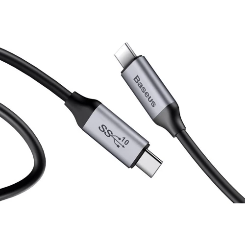 Кабель Baseus Cable USB-C to USB-C C-Video 4.3A 1.2m Black (CATCY-C0G): Тип USB-C - USB-C