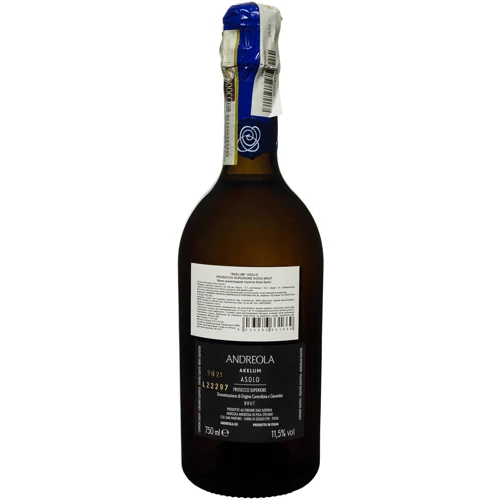 Ігристе вино Akelum Asolo Prosecco Superiore Brut DOCG біле брют 0.75 л (FSH_8033286331546): Об'єм, л 0.75