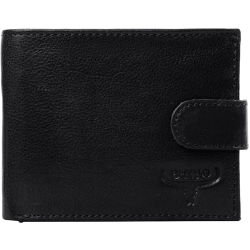 Чоловіче портмоне Buffalo Wild чорне (DNKN992L-VTU-black): Формат гаманця вертикальний