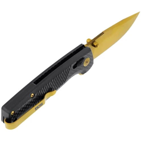Ніж SOG Terminus XR LTE, Carbon/Gold (SOG TM1033-BX): Тип ножа Складной