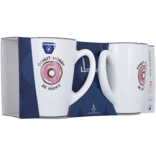 Набір чашок Luminarc New Morning Donut Worry 2х320 мл (P5150): Обсяг 320