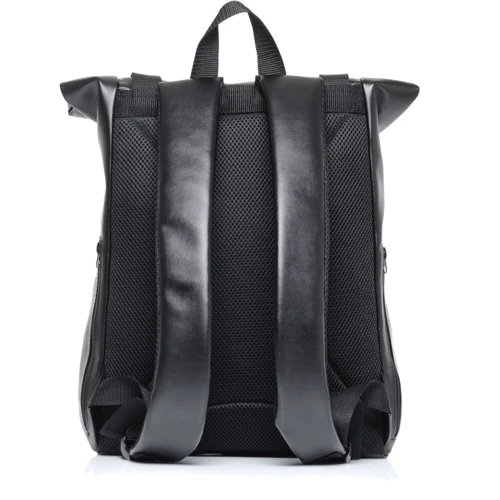 Жіночий рюкзак Sambag RollTop Milton чорний (24251070): Тип ручки Плечевой ремень, Короткая ручка