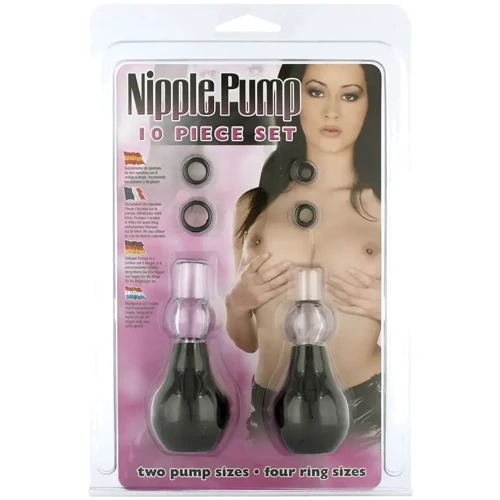 Набор помп для сосков Seven Creations Nipple Pump 10 Piece Set