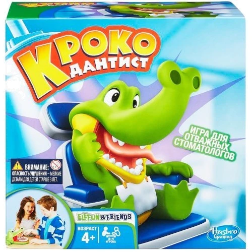 Настольная игра Hasbro, Кроко Дантист, Gaming (B0408121): Производитель Hasbro