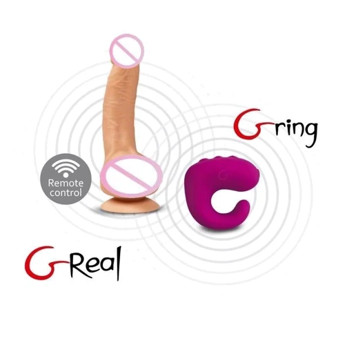 Невероятно реалистичный вибратор Gvibe Greal из Bioskin, 22х3.7 см