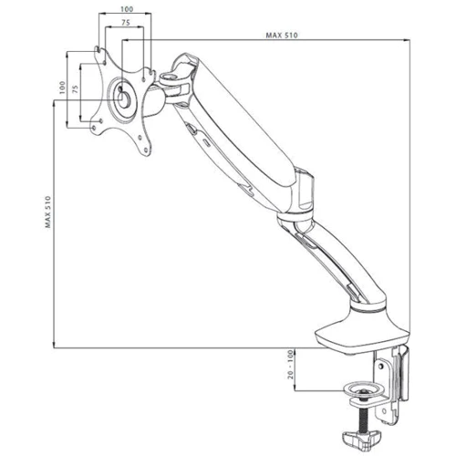 Кріплення для моніторів iiyama DS3001C-B1 фото 5