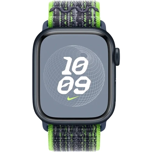 Apple 41mm Bright Green/Blue Nike Sport Loop (MTL03ZM/A): Сумісність Apple Watch 41mm, Apple Watch 38mm, Apple Watch 40mm