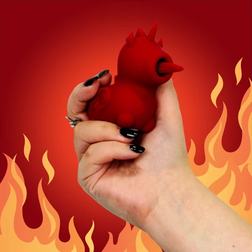 Вібратор-єдиноріжка Unihorn - Blaze Diablo, лагідний язичок