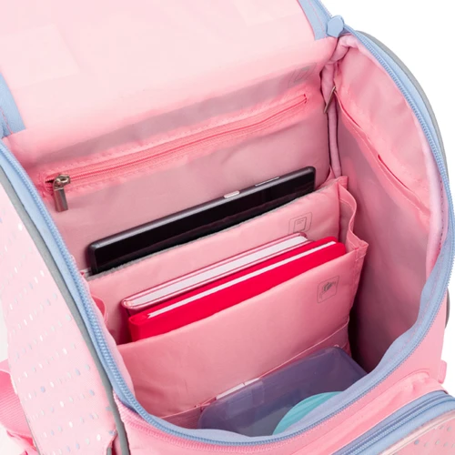 Рюкзак школьный каркасный Kite Education Hugs&Kittens K22-501S-3 (LED): Возрастная группа от 6 до 10 лет