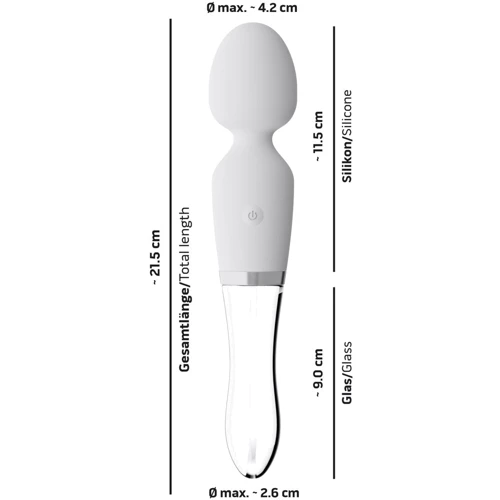 Универсальный вибромассажер Liaison Wand LED Vibrator