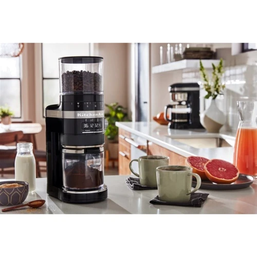 Кавомолка KitchenAid Artisan 5KCG8433EOB: Блокування включення при знятій кришці є