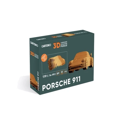 Картонный конструктор Cartonic 3D Puzzle PORSCHE 911