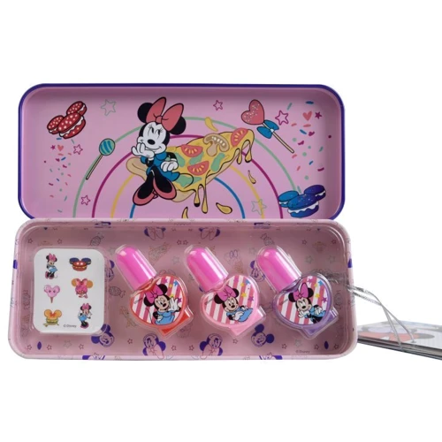 Набір лаків для нігтів MARKWINS Minnie Cosmic Candy в металевому футлярі (1580381E) фото 4