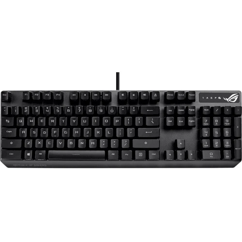 Клавіатура ASUS ROG Strix Scope Black (90MP0240-BKMA00): Кількість клавіш 104