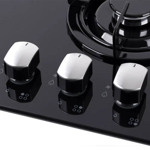 Варочная поверхность газовая Pyramida PFG 646 S Black: Количество конфорок 4