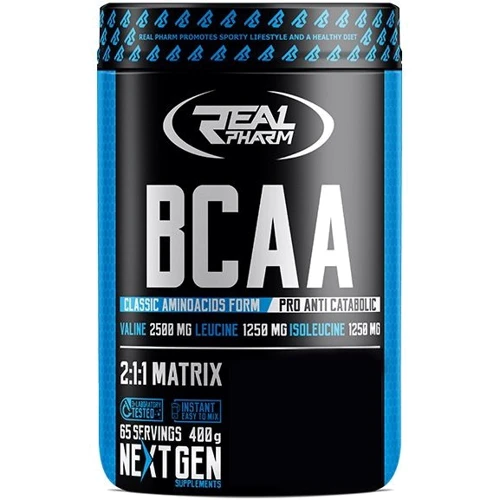 Аминокислота для спорта Real Pharm BCAA 400 g /66 servings/ Kiwi Cactus