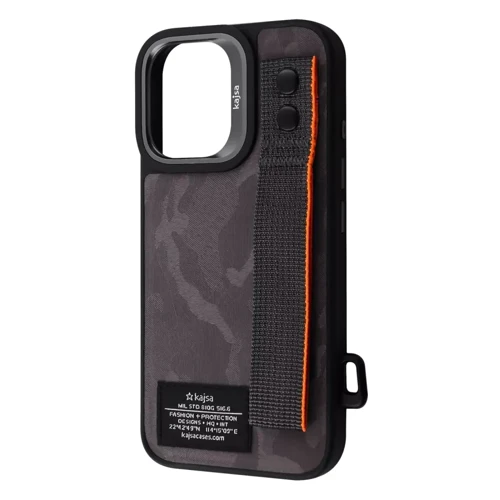 Чохол для iPhone Kajsa Outdoor Collection with Magnetic Ring Gray для iPhone 16 Pro Max