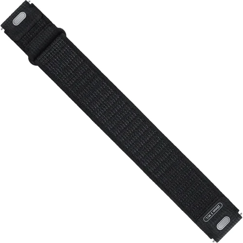 Samsung D-Buckle Fabric Band Band (20mm, M/L) Black for Samsung Watch 4 / 5 / 6 (ET-SVR94LBEGEU)