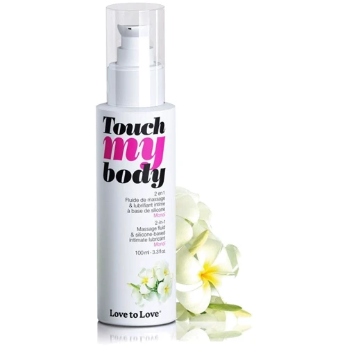 Массажный гель и смазка 2-в-1 Love To Love TOUCH MY BODY Monoi (100 мл)
