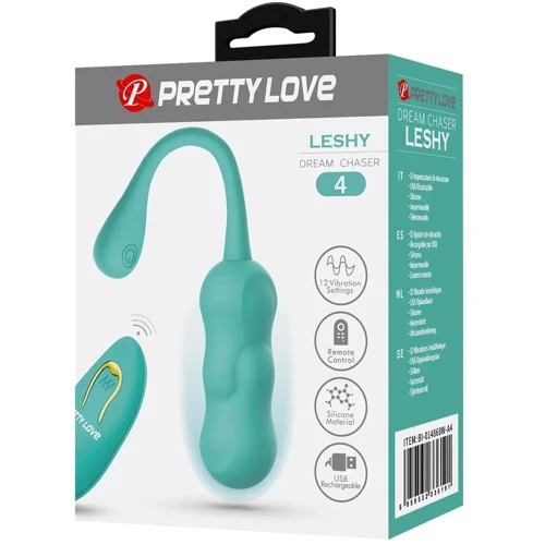 Виброяйцо с ДУ LYBAILE Pretty Love - Leshy Dream Chaser 4 Green (BI-014868W-A4)