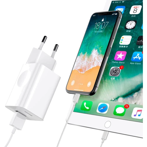 Зарядний пристрій Baseus USB Wall Charger Quick Charge 3.0 24W White (CCALL-BX02): Кількість USB-портів 1