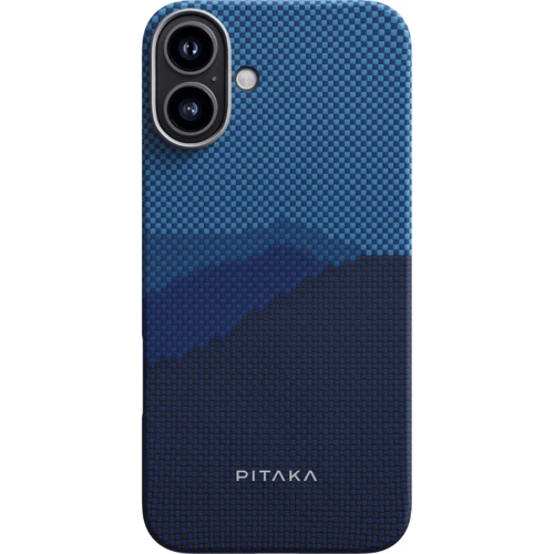 Чехол для iPhone Pitaka StarPeak Tactile Woven Case Over the horizon (KI1601OTH) for iPhone 16: Цвет синий