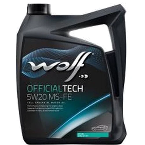 Моторное масло WOLF OFFICIALTECH 5W20 MS-FE 4л