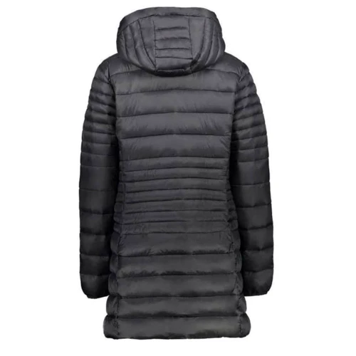 Куртка CMP Woman Parka Snaps Hood 30K3676-U901 44 (36) черная демисезон с капюшоном: Вид Куртки