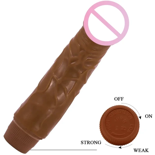 Вібратор LYBAILE Barbara Jeff brown 7.6'' (BW-001032R-1)