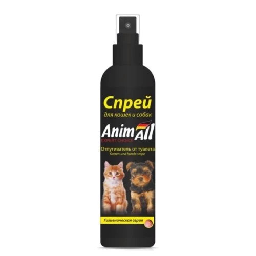 Спрей AnimAll для захисту місць не призначених для туалету для котів і собак 150 мл