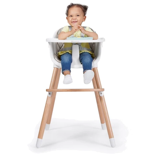 Стульчик для кормления Kinderkraft Sienna Gray (KKKSIENGRY0000): Материал дерево